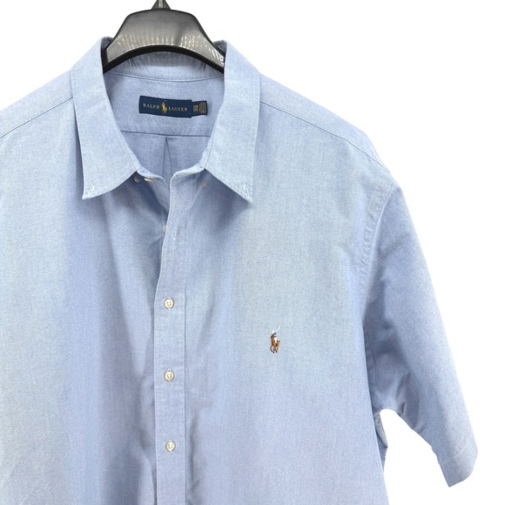 Ralph Lauren Mens 3XB Pre-Owned Button Down Shirt Classic Fit Polo Player Logo